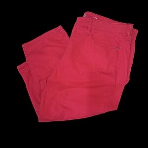 Women's Red Jeans